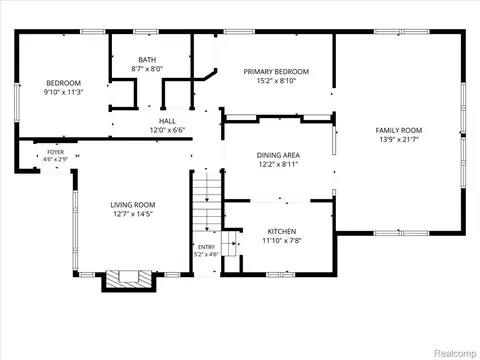 Floorplan - 277 Beaupre Ave, Grosse Pointe Farms, MI 48236 photo 2 of 3