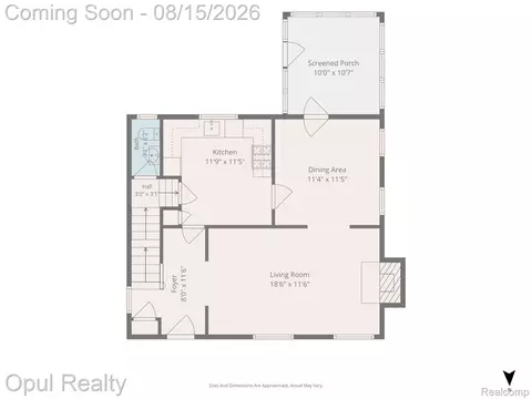 Floorplan - 34805 Chestnut St, Wayne, MI 48184 photo 2 of 3