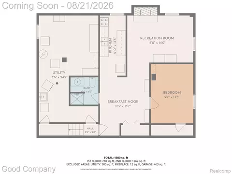 Floorplan - 910 School St, Clawson, MI 48017 photo 2 of 3