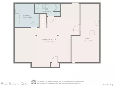 Floorplan - 24748 Munson St, Taylor, MI 48180 photo 3 of 3