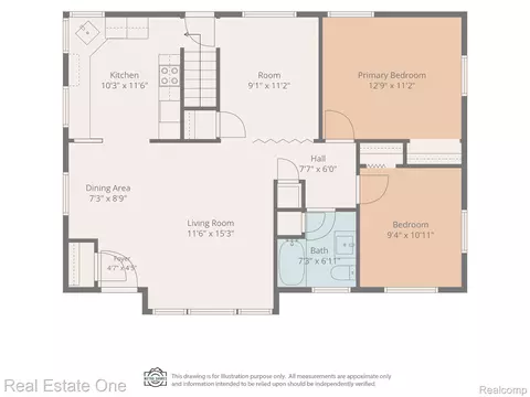Floorplan - 24748 Munson St, Taylor, MI 48180 photo 2 of 3