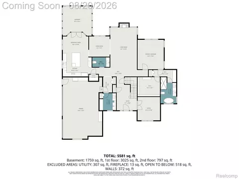 Floorplan - 4678 Edinburgh Dr, Genoa, MI 48843 photo 1 of 3