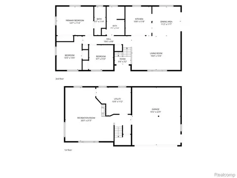 Floorplan - 6023 Paramus, Independence, MI 48346 photo 3 of 3