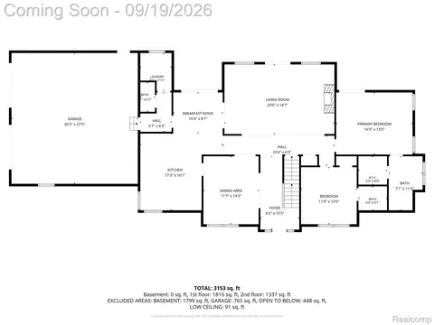 Floorplan - 2974 Cedar Lake Rd, Marion, MI 48843 photo 1 of 3