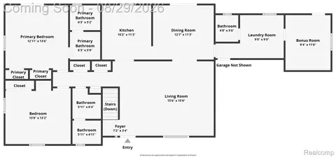 Floorplan - 704 E Lovell Dr, Troy, MI 48085 photo 1 of 1