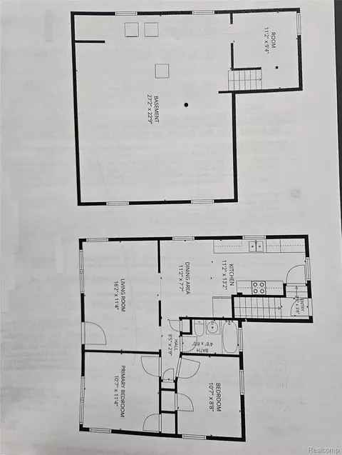 Floorplan - 1305 Huron St, Flint, MI 48507 photo 1 of 1