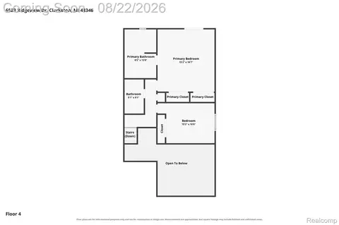 Floorplan - 6523 Ridgeview Dr, Independence, MI 48346 photo 2 of 3