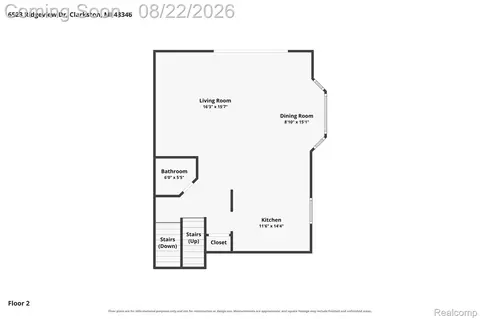 Floorplan - 6523 Ridgeview Dr, Independence, MI 48346 photo 1 of 3