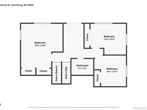 Floorplan - 8954 Patrick Dr, Springfield, MI 48350 photo 2 of 5