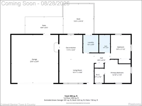 Floorplan - 1810 Gray Rd, Genoa, MI 48843 photo 1 of 1