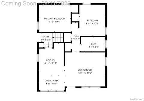 Floorplan - 5108 Mildred St, Wayne, MI 48184 photo 1 of 1