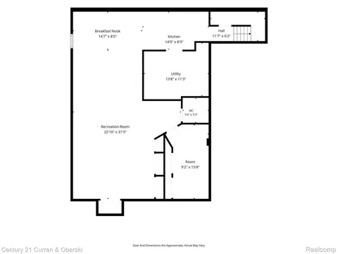 Floorplan - 1 Cornell Ct, Dearborn, MI 48124 photo 1 of 3