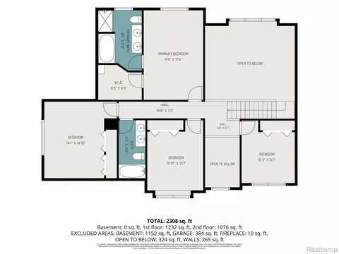 Floorplan - 19144 Red Oak Ln, Brownstown, MI 48193 photo 2 of 4