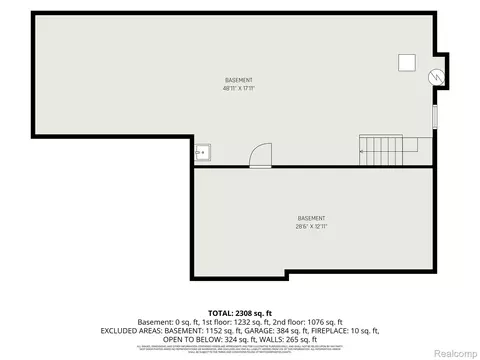Floorplan - 19144 Red Oak Ln, Brownstown, MI 48193 photo 3 of 4