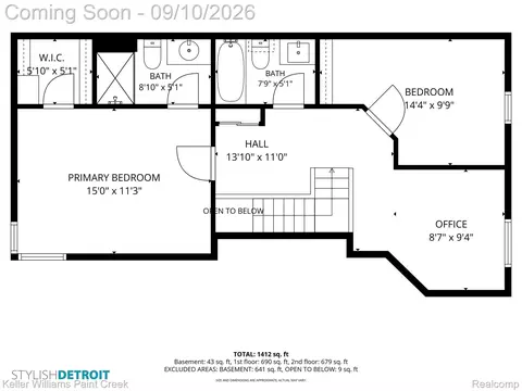 Floorplan - 2529 Pine Dr, Wixom, MI 48393 photo 2 of 3