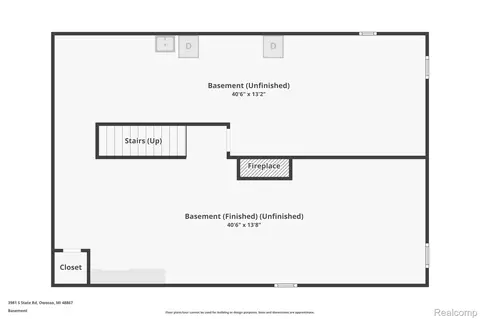 Floorplan - 3981 S State Rd, Shiawassee, MI 48867 photo 1 of 3