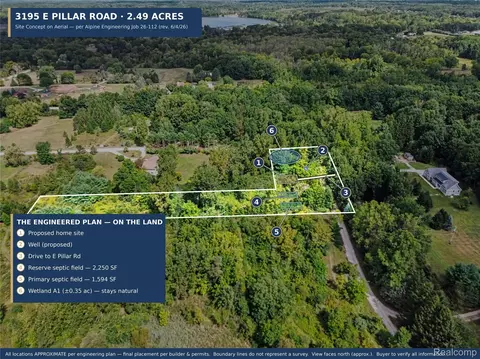 3195 E Pillar Dr, Webster, MI 48189