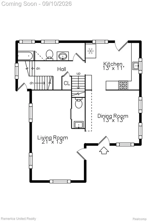 Floorplan - 237 E Main St, Milan, MI 48160 photo 2 of 3