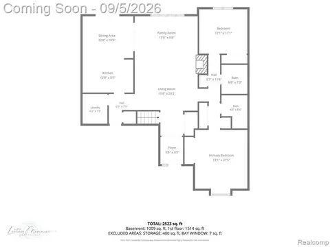 Floorplan - 5439 Hickory Cir, Mount Morris, MI 48433 photo 3 of 4