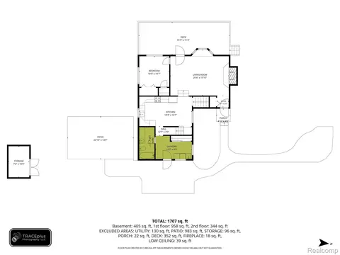 Floorplan - 11897 Shaffer Rd, Springfield, MI 48350 photo 1 of 4