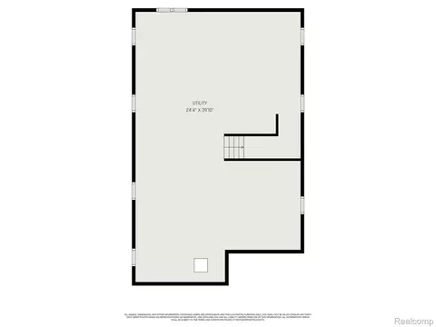 Floorplan - 7634 Pinehurst St, Dearborn, MI 48126 photo 3 of 3