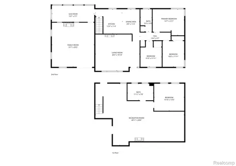 Floorplan - 2705 Glendale Rd, Summit, MI 49203 photo 1 of 3