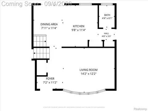 Floorplan - 37582 Whitney Dr, Wayne, MI 48184 photo 2 of 4