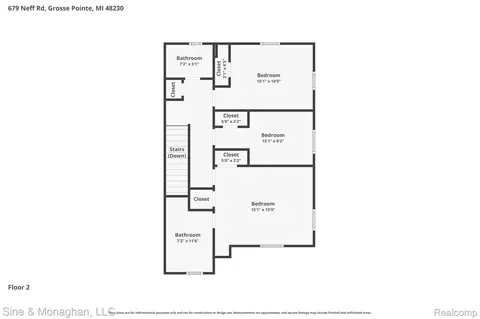 Floorplan - 679 Neff Rd, Grosse Pointe, MI 48230 photo 3 of 4