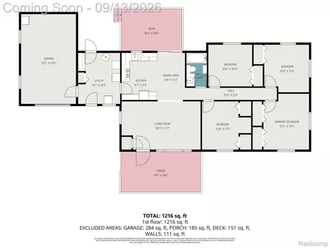 Floorplan - 7121 E Carpenter Rd, Richfield, MI 48423 photo 1 of 1