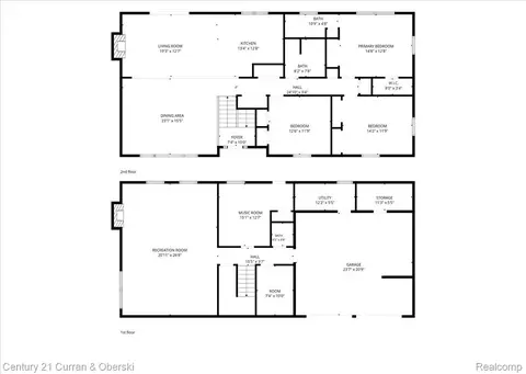 Floorplan - 219 E Caledonia St, Howell, MI 48843 photo 3 of 3