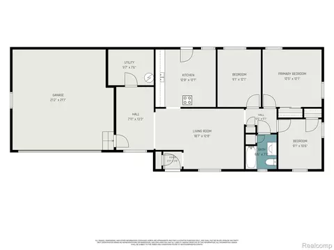 Floorplan - 5118 Berneda Dr, Flint, MI 48506 photo 1 of 1