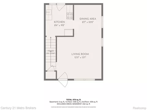 Floorplan - 1984 Graefield Rd, Birmingham, MI 48009 photo 2 of 4