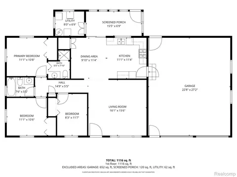 Floorplan - 2003 Mackinaw Dr, Davison, MI 48423 photo 1 of 2