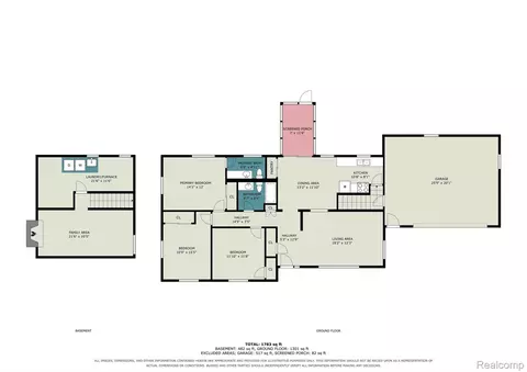 Floorplan - 3416 E Pineview Dr, Scio, MI 48130 photo 1 of 1