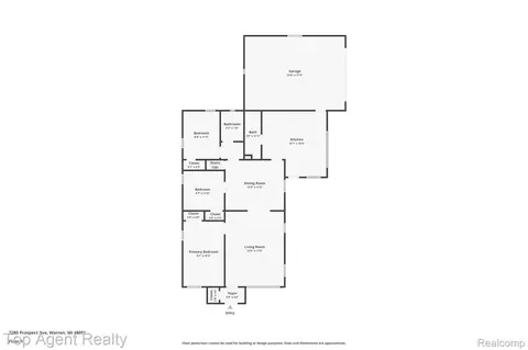 Floorplan - 7285 Prospect Ave, Warren, MI 48091 photo 1 of 3