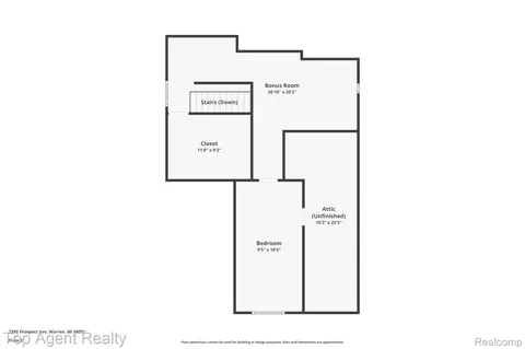 Floorplan - 7285 Prospect Ave, Warren, MI 48091 photo 2 of 3