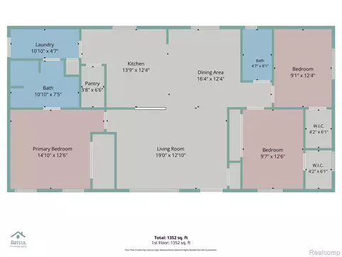 Floorplan - 28034 Charlemagne, Romulus, MI 48174 photo 1 of 1