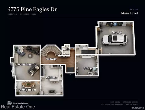 Floorplan - 4775 Pine Eagles Dr, Genoa, MI 48116 photo 1 of 3