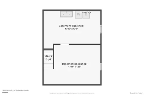 Floorplan - 1684 Graefield Rd #60, Birmingham, MI 48009 photo 3 of 4