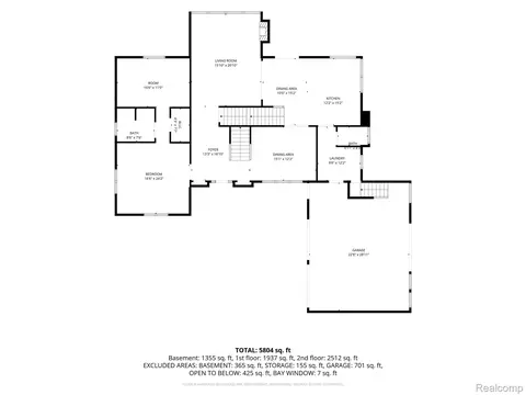 Floorplan - 5160 Vine St, St. Clair, MI 48079 photo 3 of 4