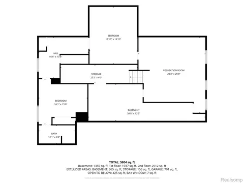 Floorplan - 5160 Vine St, St. Clair, MI 48079 photo 4 of 4