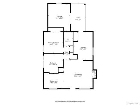 Floorplan - 7841 Monroe Blvd, Taylor, MI 48180 photo 1 of 1
