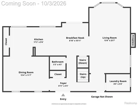 Floorplan - 17459 Delaware Ct, Macomb, MI 48044 photo 1 of 2