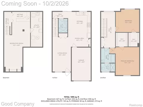 Floorplan - 416 Oakgrove Ct, Clawson, MI 48017 photo 2 of 2