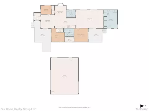 Floorplan - 35520 Ronald St, Romulus, MI 48174 photo 1 of 1