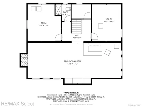 Floorplan - 2219 Copeman Blvd, Flint, MI 48504 photo 1 of 3