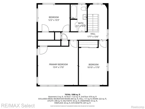 Floorplan - 2219 Copeman Blvd, Flint, MI 48504 photo 3 of 3