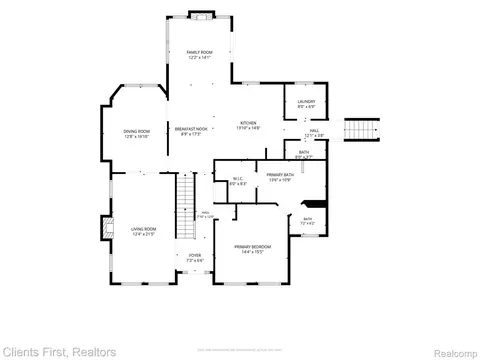 Floorplan - 2912 Tanglewood Dr, Wayne, MI 48184 photo 2 of 3