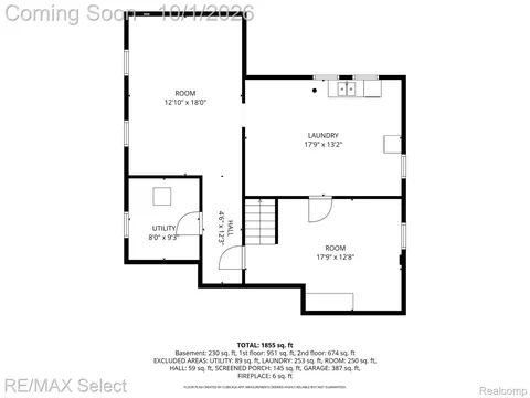 Floorplan - 1914 E 2nd St, Flint, MI 48503 photo 3 of 3