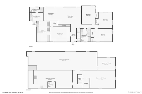 Floorplan - 7771 Esper Blvd, Dearborn, MI 48126 photo 1 of 1